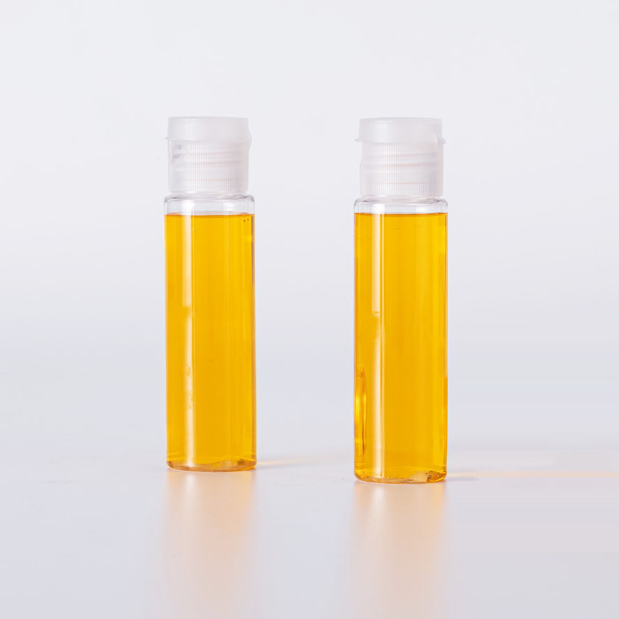 Min 15ml Sample Plastic Travel Separate Squeeze Packaging Transparent Bottle with Press Cap
