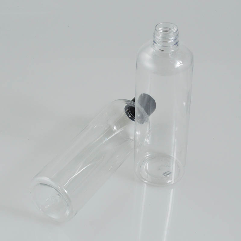 Wholesale 300ml 10oz Pet Round Shoulder Clear Plastic Bottle