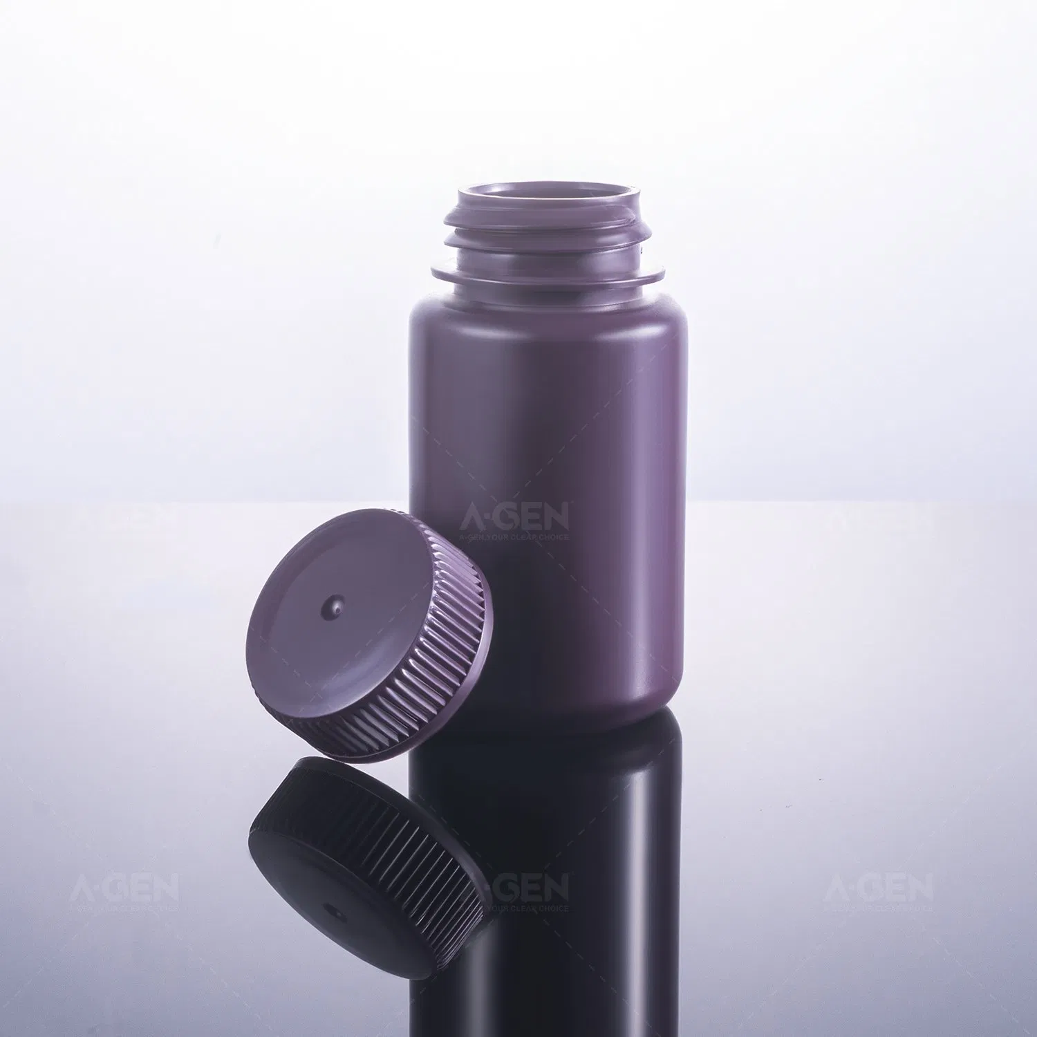 15ml -1000ml HDPE Plastic Wide Mouth Laboratory Chemical Bottles for Reagents