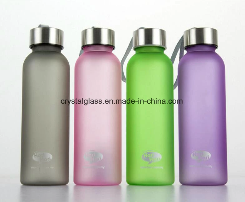 Frost Colored Plastic Water Juice Beverage Bottle