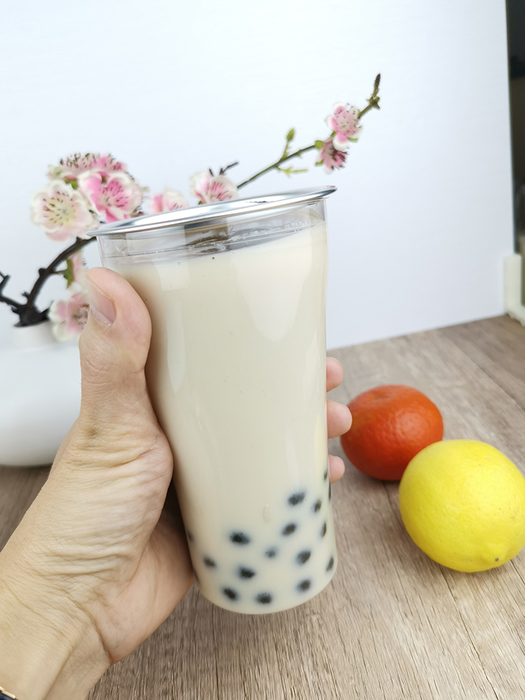 500ml Food Grade Square Plastic Juice Coffee Bottles for Tea Packaging