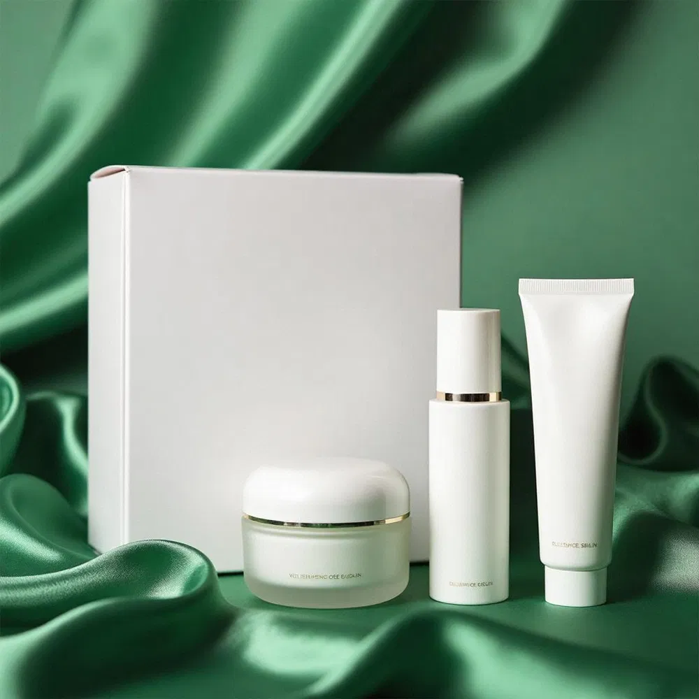 Plastic Custom Cosmetic Skincare Bottles Cap for Body Lotion Design Logo