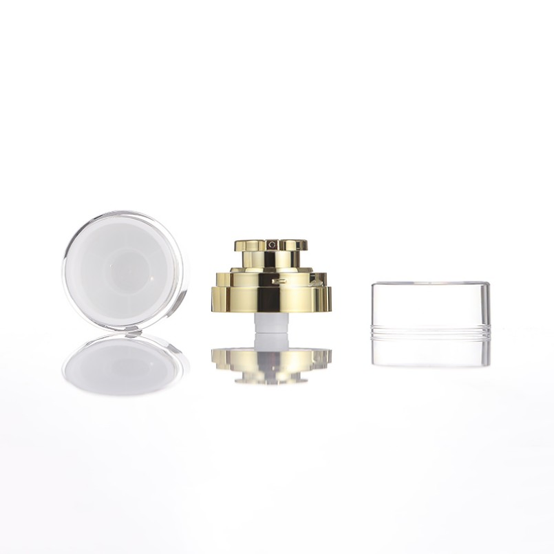 Custom Plastic Vacuum Pump Bottles Full Cover Airless Cosmetic Pump Bottle 15g 30g 50g 100glotion Bottle