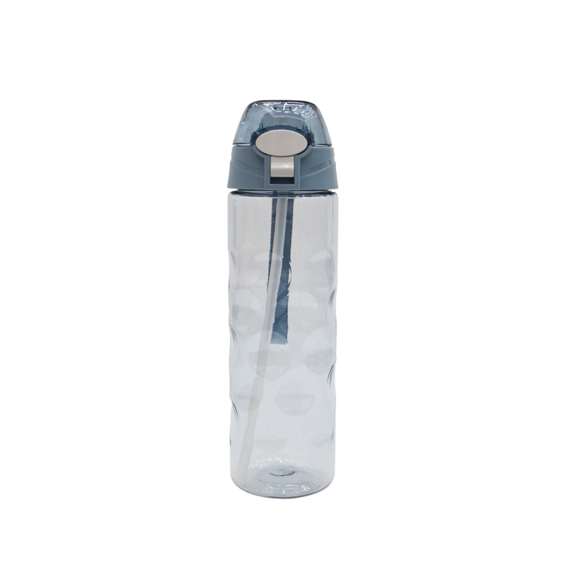 700ml Candy-Colored Transparent Outdoor Sports Plastic Travel Water Bottle
