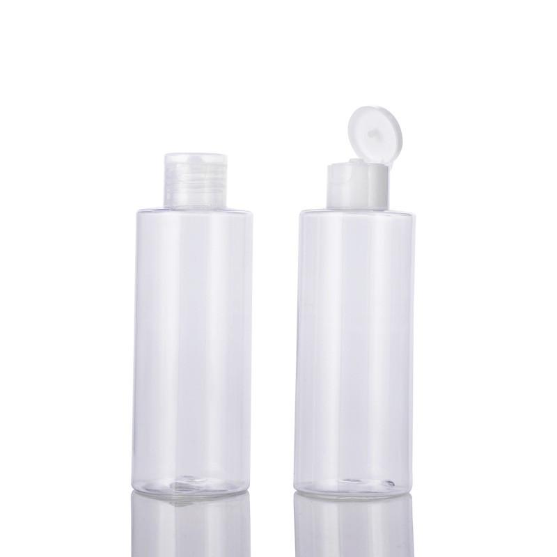 Pet Clear Cylinder Bottle Squeeze Bottles Refillable Dispensing Bottles Plastic Clear Bottle