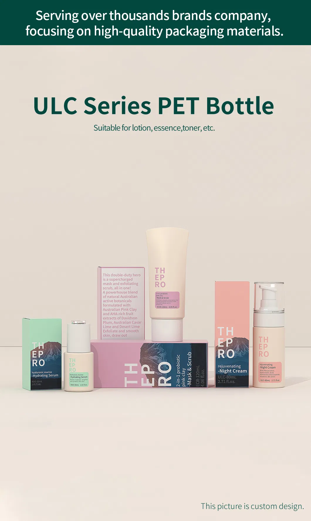 Skincare Toner Bottle