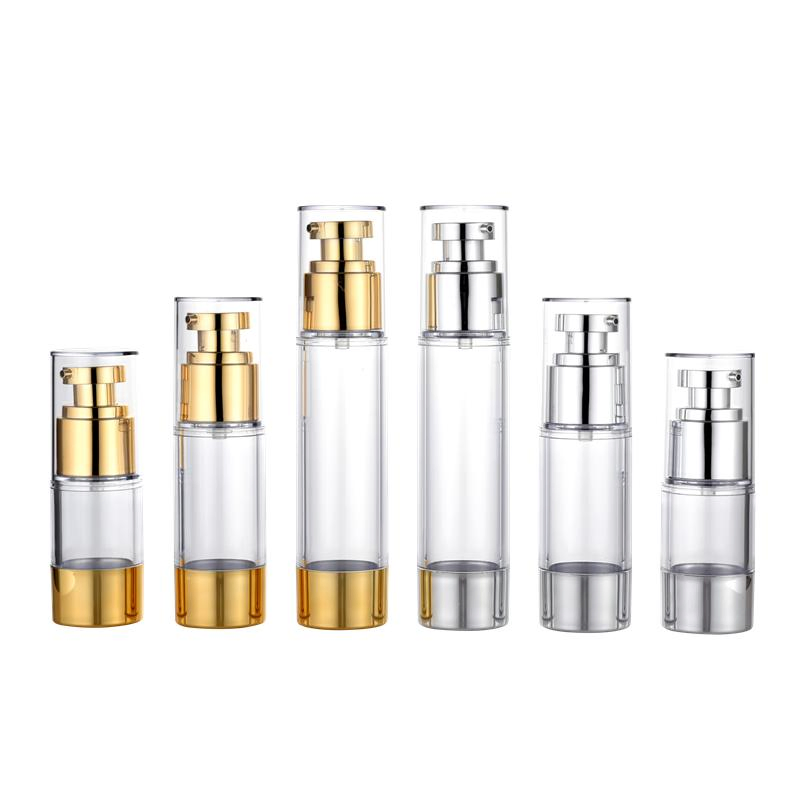 Wholesale Gold as Plastic Airless Cosmetic Bottle Recyclable