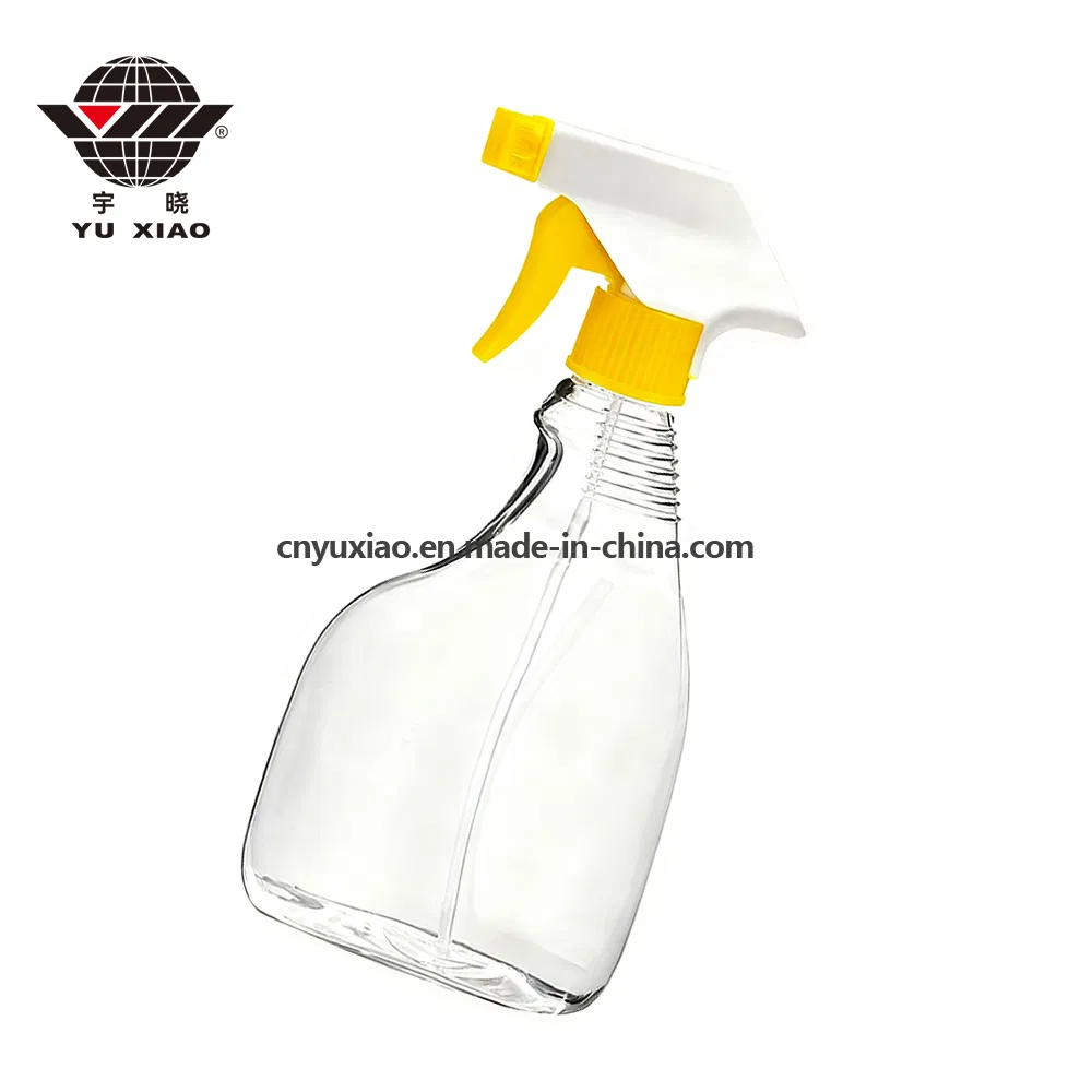 Empty 500ml Pet Plastic Trigger Spray Bottle for Liquid Detergen
