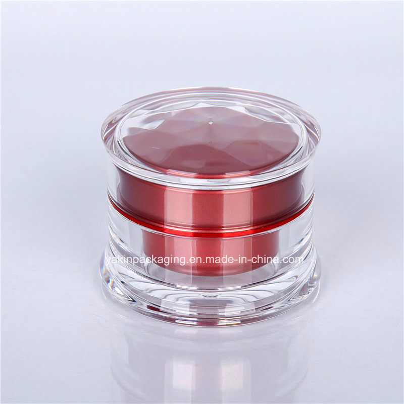 Double Wall Empty 30g OEM/ODM Acrylic Plastic Bottle for Skincare Packaging