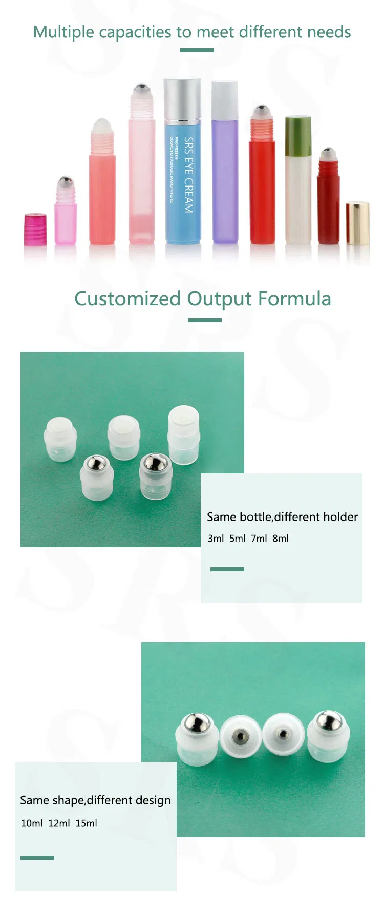 Roll on bottle manufacturing