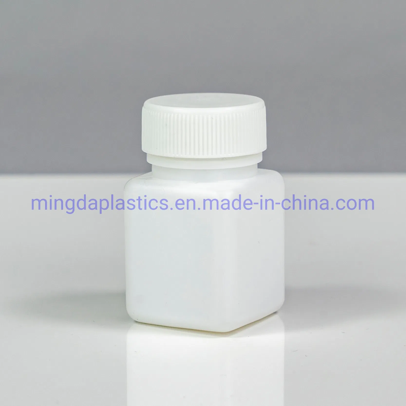 Hot Sale Facoty Supplying Eco-Friendly Square Customized Food Medicine Grade Empty 120cc Plastic HDPE Bottle