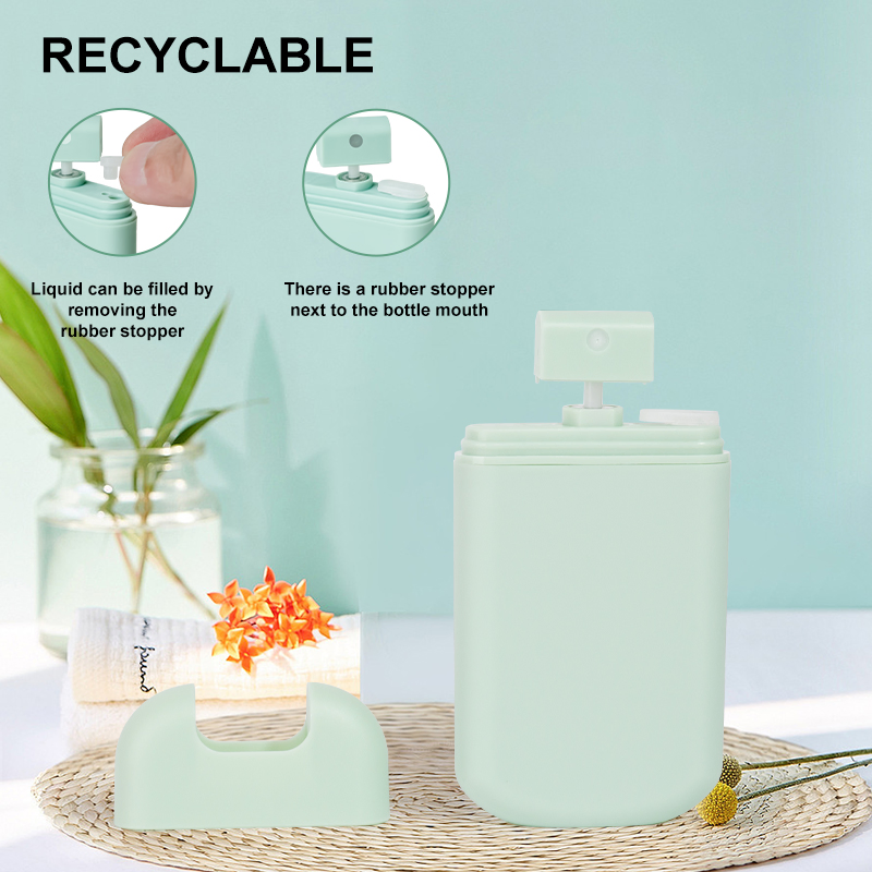 Free Sample 20/30ml Plastic U Shape Credit Card Empty Perfume Spray Bottles