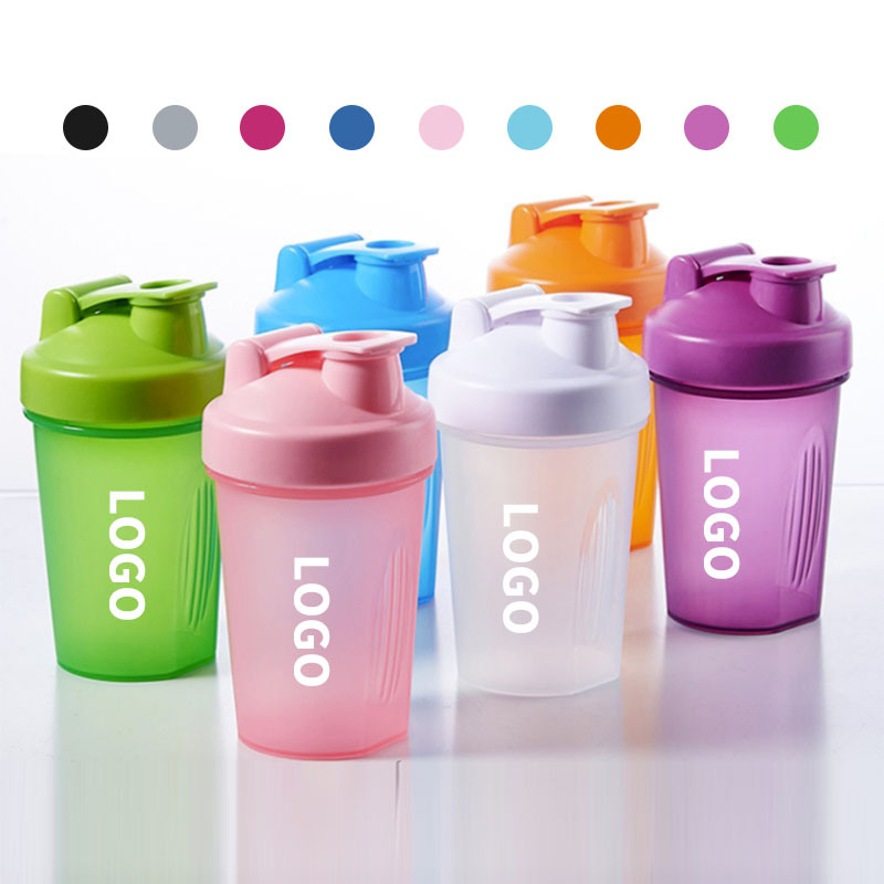 Custom Logo BPA Free Mix Color 700ml Plastic Protein Shaker Water Bottle