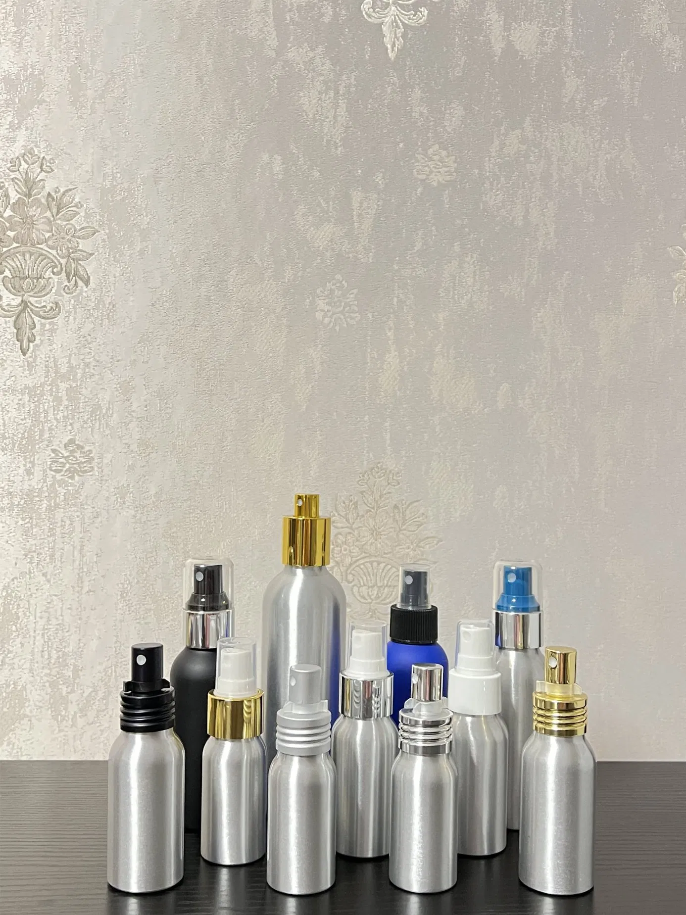 120ml Sustainable Aluminum Bottles for Cosmetics Custom Colors &amp; Sizes Plastic Pump Adapter Recyclable Metal Packaging