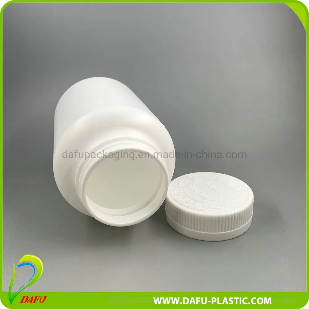 Plastic Products HDPE 500ml Pill Tablet Vitamin Bottle with Cap