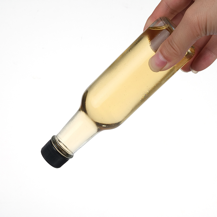 Recycled 100ml 150ml 250ml Reusable Glass Hot Sauce Bottle with Plastic Cap