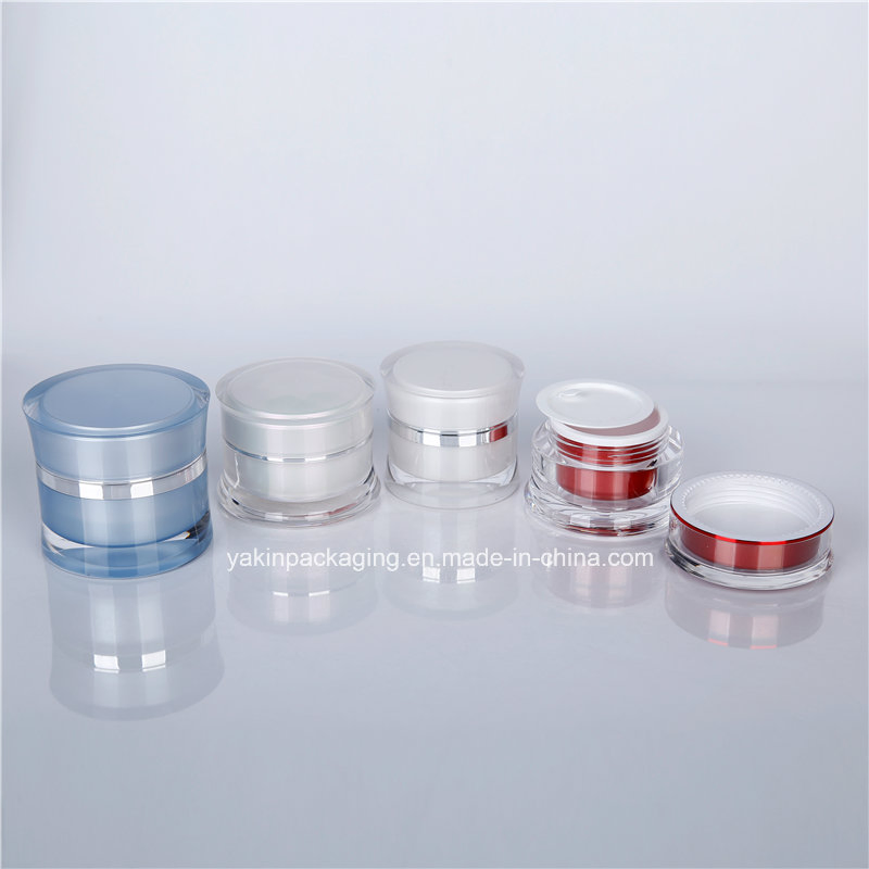 Double Wall Empty 30g OEM/ODM Acrylic Plastic Bottle for Skincare Packaging