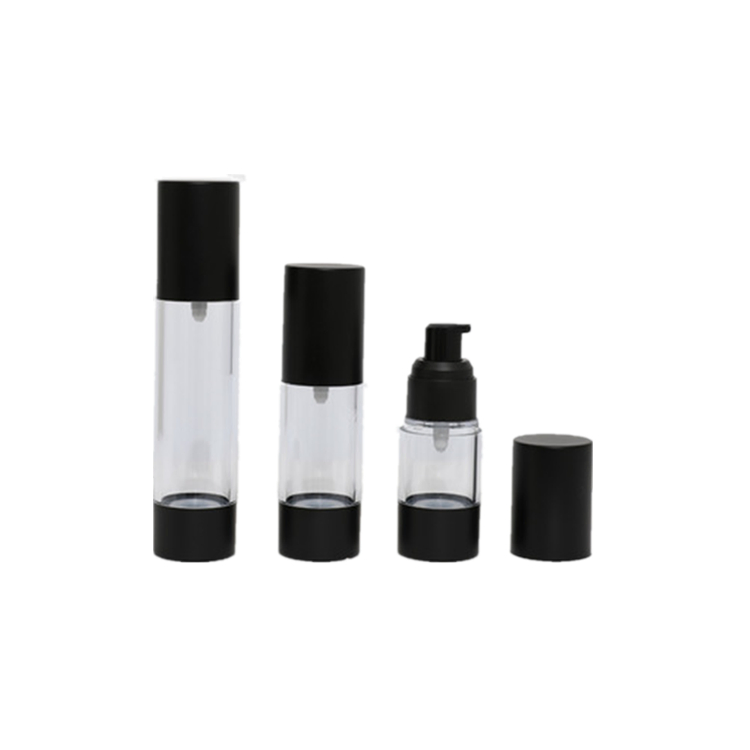 15ml 30ml 50ml Plastic Clear Airless Pump Cosmetic Bottle for Cosmetic Packaging