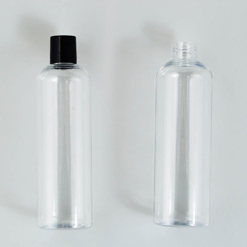 Wholesale 300ml 10oz Pet Round Shoulder Clear Plastic Bottle