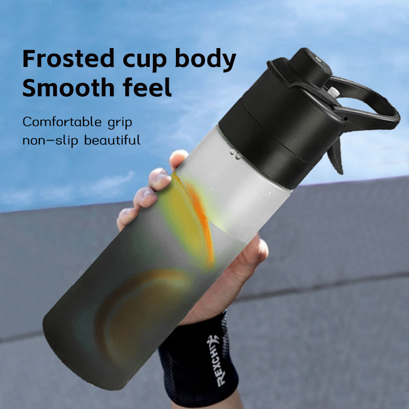 New Product Plastic BPA Free Spray Water Bottle for Kids Gradient Color