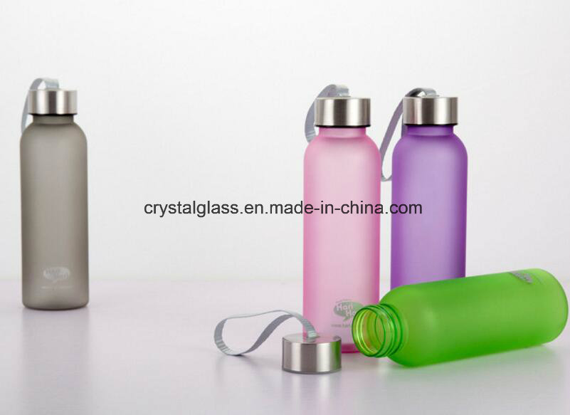 Frost Colored Plastic Water Juice Beverage Bottle