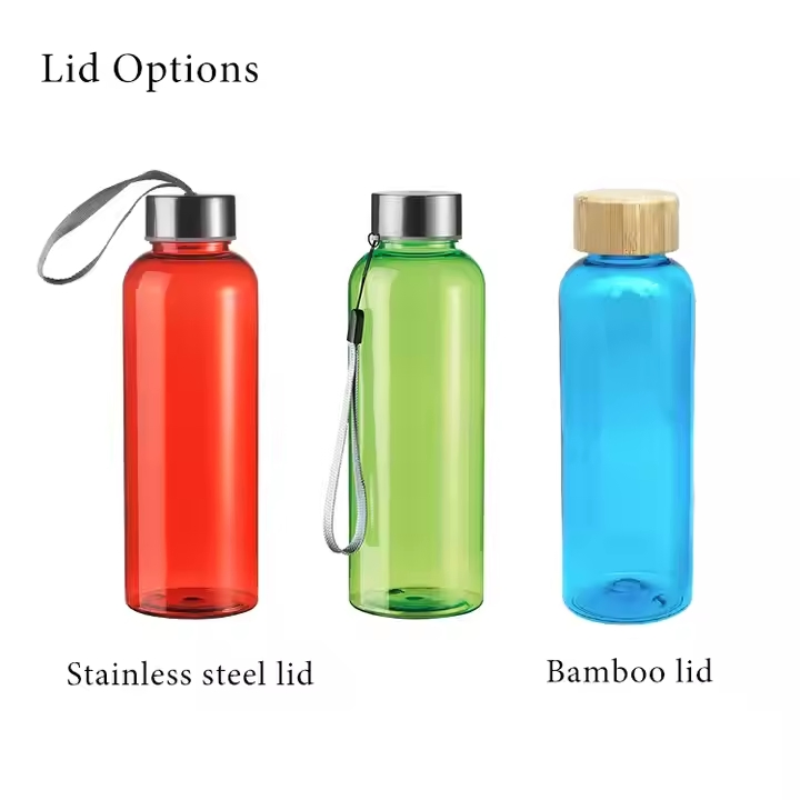 Eco Friendly Promotional Custom Logo Plastic Water Bottle 500ml BPA Free Sport