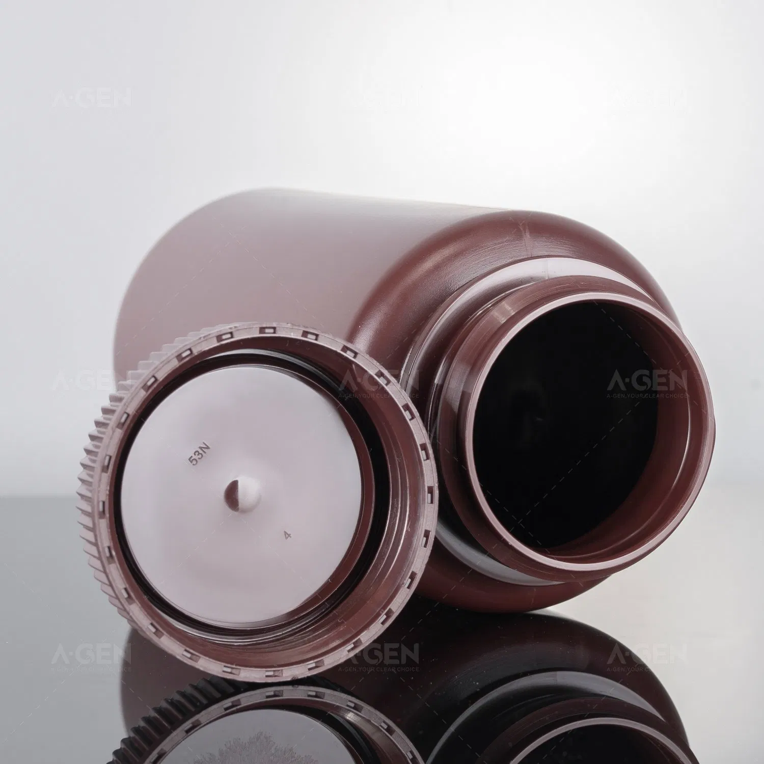 15ml -1000ml HDPE Plastic Wide Mouth Laboratory Chemical Bottles for Reagents