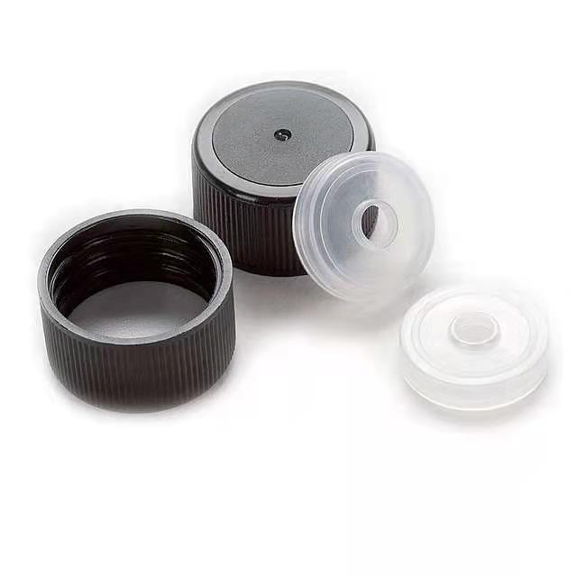 5oz Woozy Round Sauce Glass Bottle with Plastic Cap