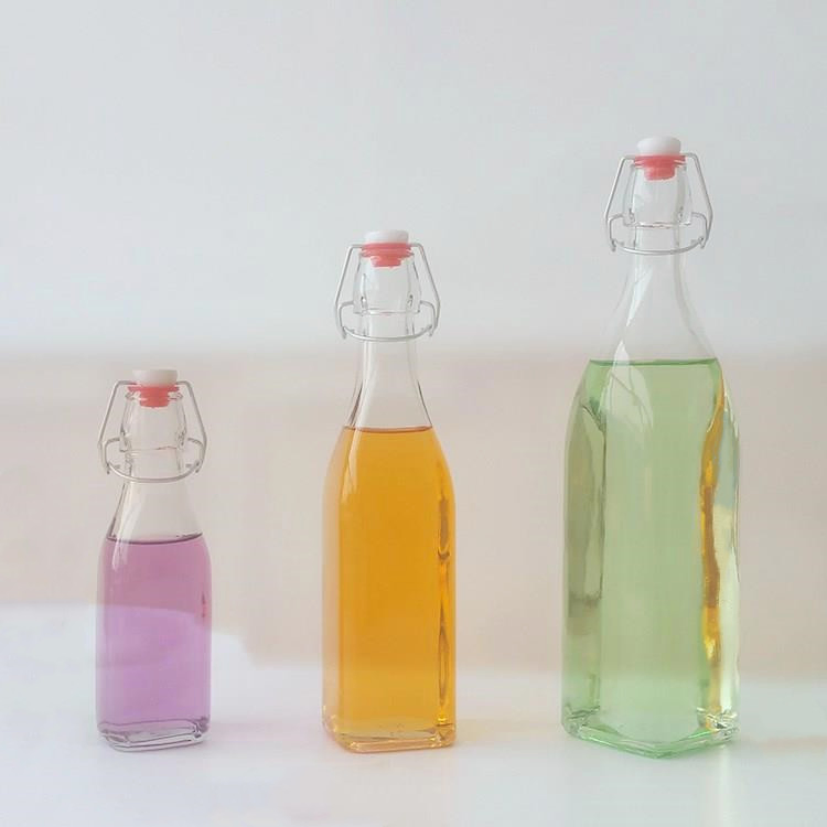 Best Seller Hot Sauce Bottles 8oz Chili Sauce Glass Container Plastic Lid