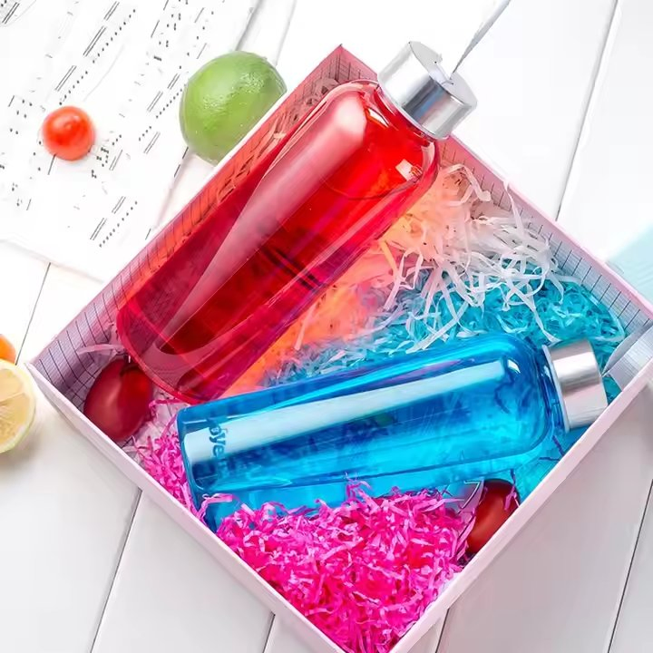 Eco Friendly Promotional Custom Logo Plastic Water Bottle 500ml BPA Free Sport