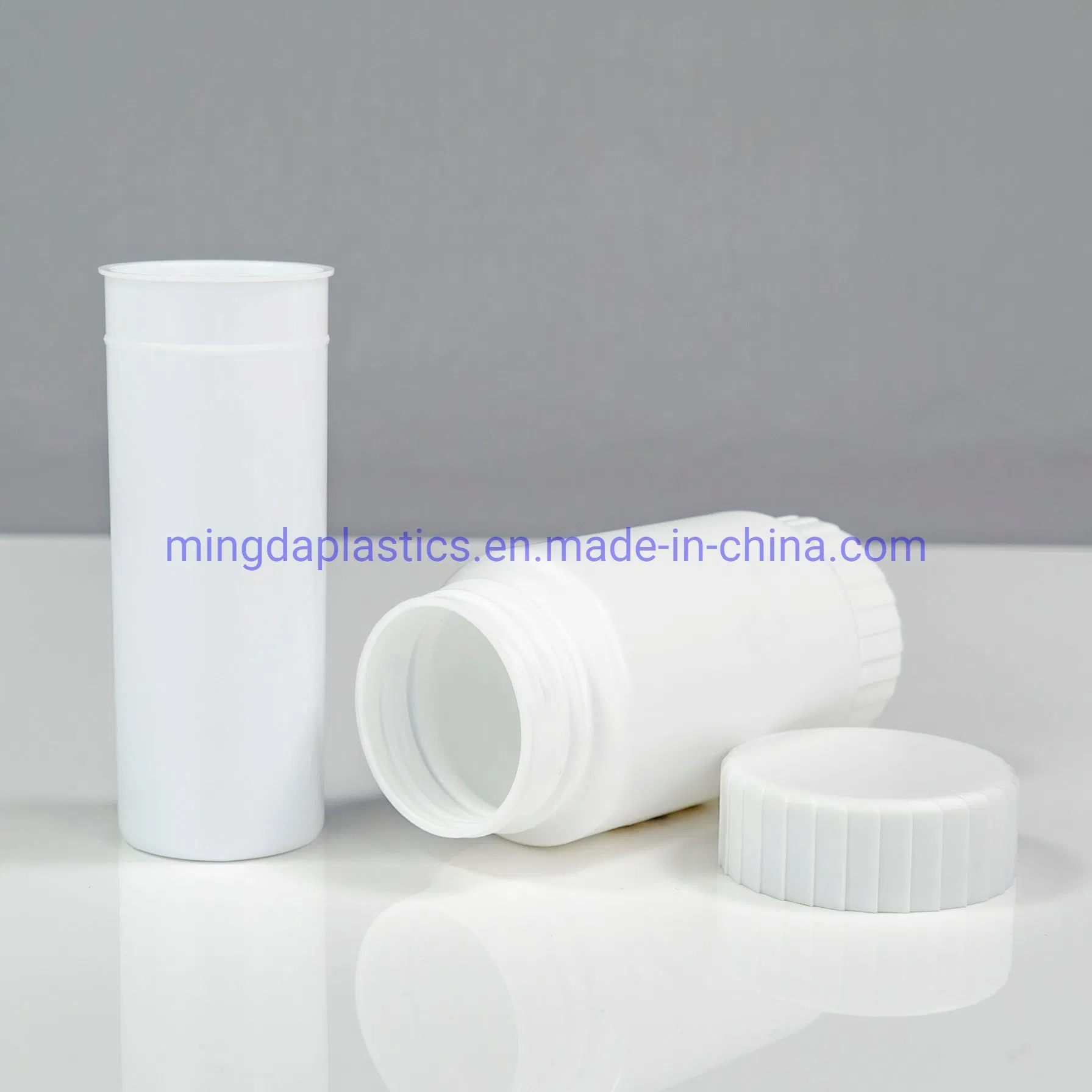 60ml Little CRC Cap Tablets/Capsule/Pill Plastic Food Grade Round Bottle HDPE