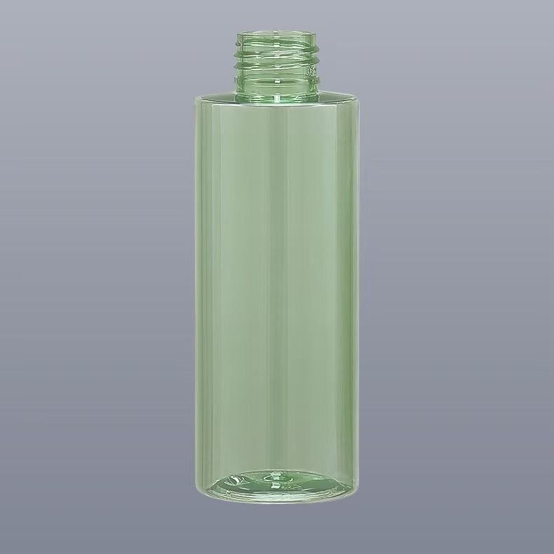 120ml Light Green Pet Plastic Lotion Bottle - Premium Refillable Container for High-End Cosmetic Packaging