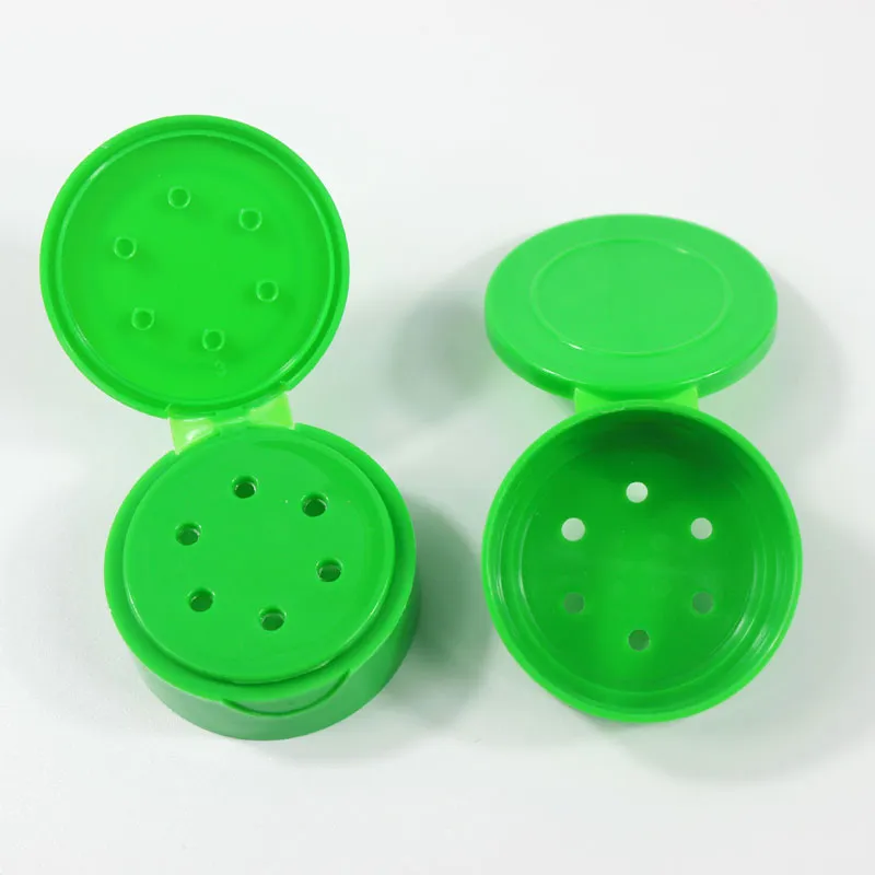 Green cap seasoning bottle