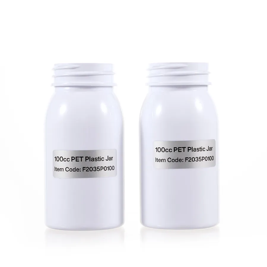 PET Plastic Pill Bottles 100cc