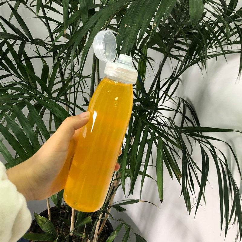 250ml 350ml 720ml Free Samples BPA Free Food Grade Ketchup Bottles Pet Plastic Squeeze Honey Bottles with Flip Custom La Top Cap