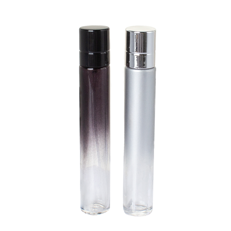 30ml 60ml Colored Cylindrical Spray Perfume Bottles with Metal/Plastic Lid