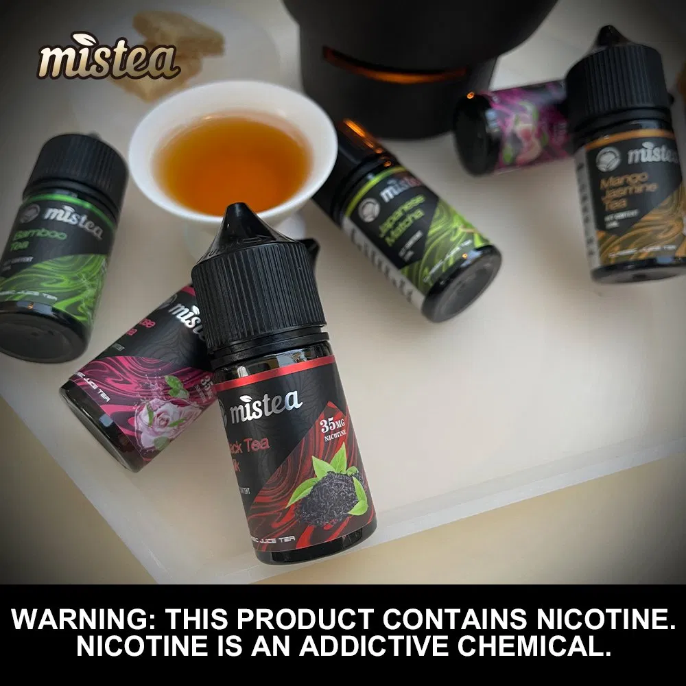 Mistea Matcha Nic Salt E-Liquid, 30mg, 5: 5, 30ml, Fruit-Tea Flavor E-Juice Wholesale Supplier, OEM&ODM Available