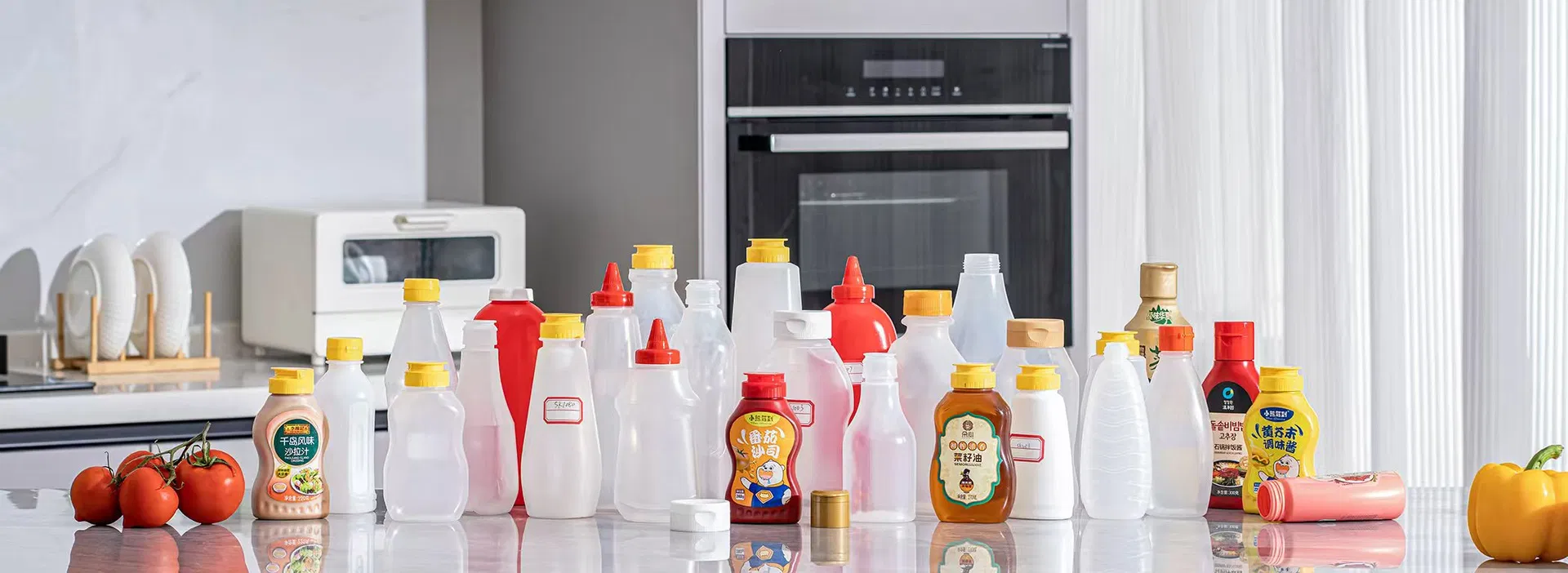 Squeeze Sauce Bottle Banner