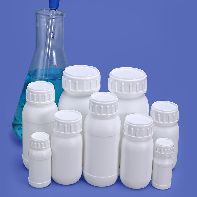 Wholesale White 1L Pesticide Bottle HDPE &amp; EVOH Plastic Multi Layer Barrier Bottle Coex Bottle with Screw Cap for Agrochemical Packaging