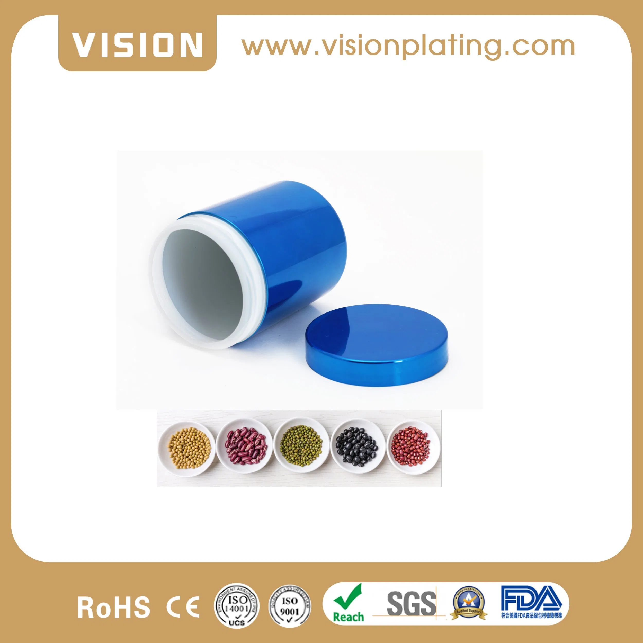 32oz Wholesale Canister HDPE Glossy Plastic Jar Storage Food Packaging Bottle