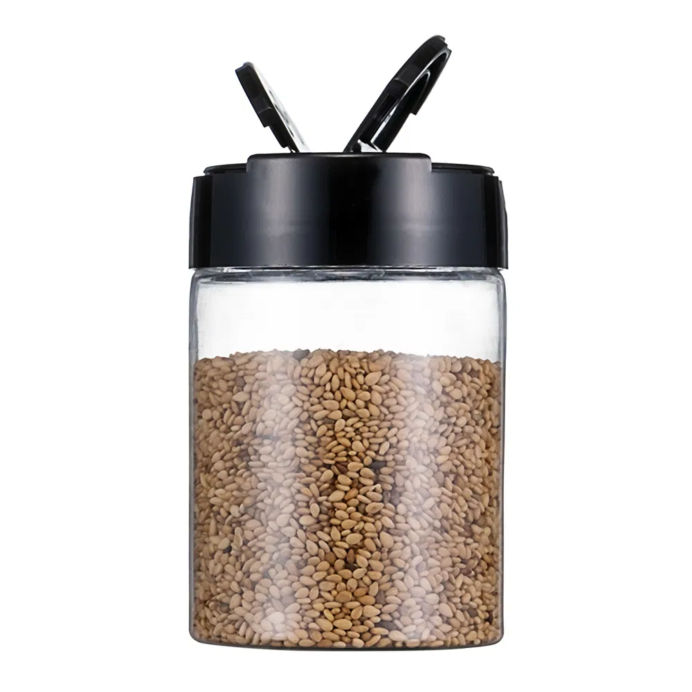 Wholesale Packaging Container 3oz 5oz 7oz 8oz Spice Jar Plastic Seasoning Bottle with Shaker Lid