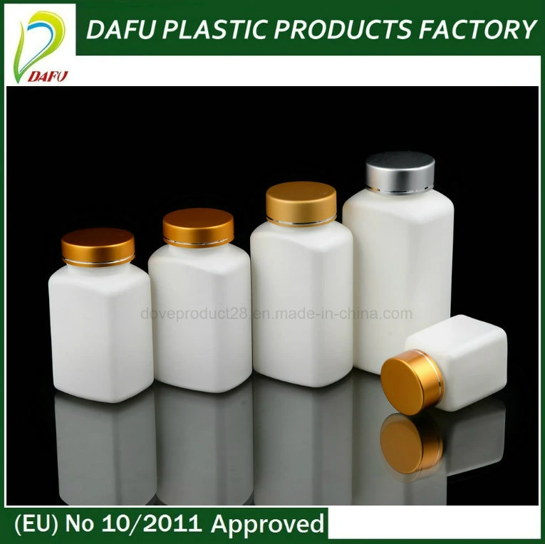 Food Grade HDPE Container Capsule Packaging Bottles Tablet Health Care Bottle with Plastic Cap