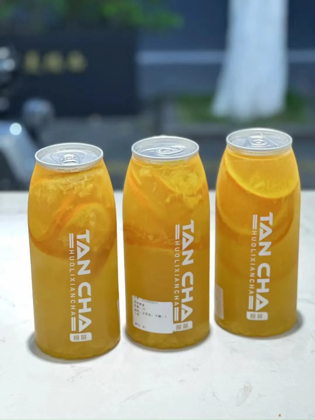 Juice Bottle Pet Beverage Transparent Plastic Empty Package Bubble Milk Tea Bottle with Aluminium Cap