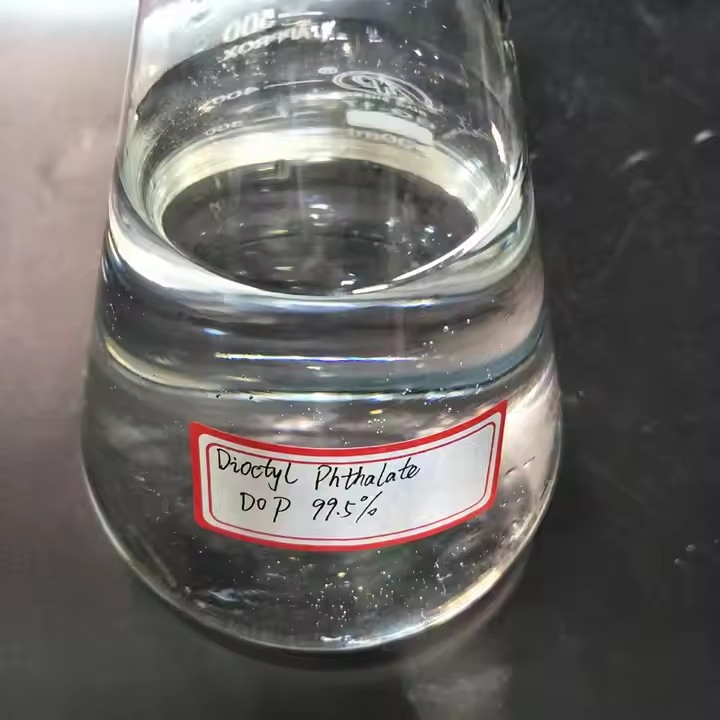 PVC Rubber Plastic Plasticizer Dioctyl Phthalate / DOP Oil Auxiliary Agent for PVC