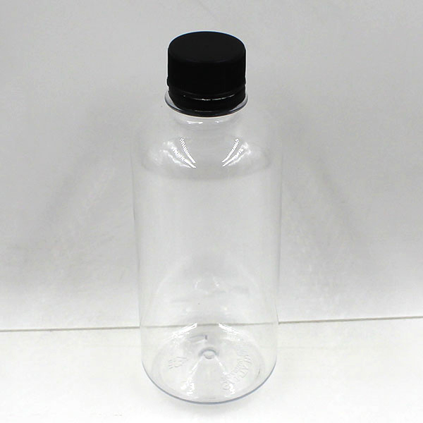 Food Grade Disposable Transparent Pet 350ml 12 Oz Clear Plastic Juice Beverage Bottles with Child Proof Cap