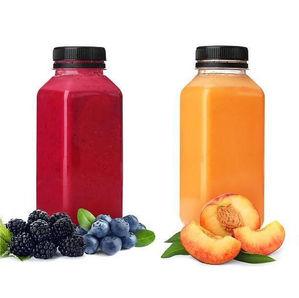 Transparent Clear Pet Cold Brew Coffee Plastic Bottles Juice Beverage Smoothies Bottles