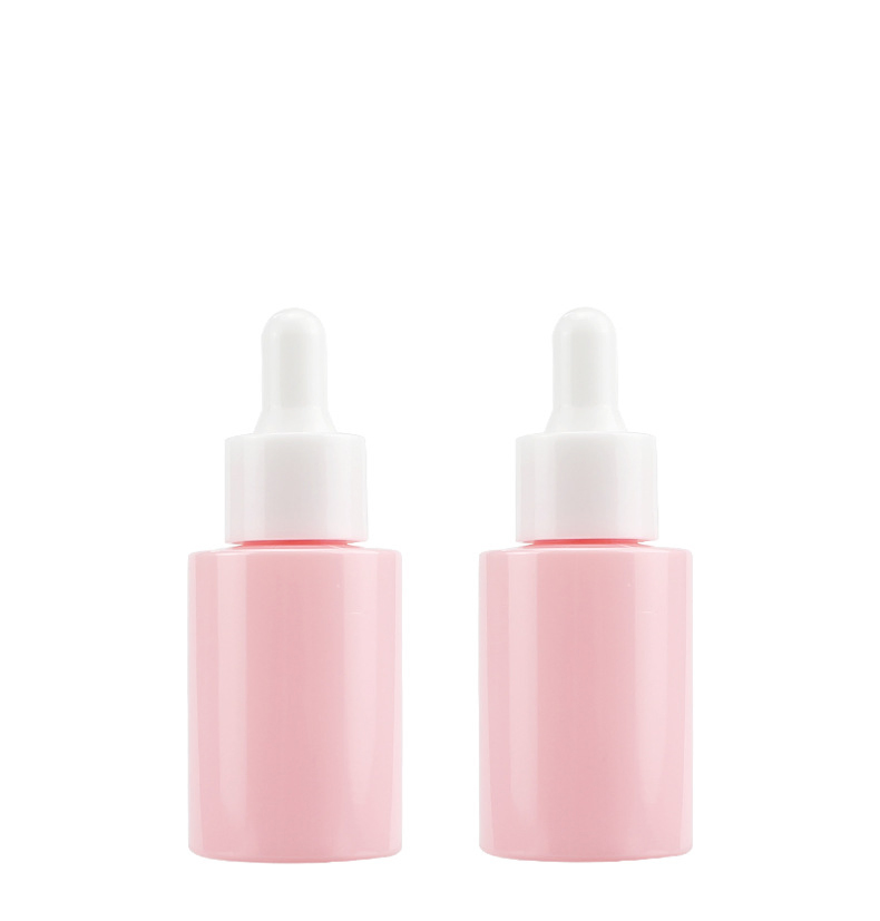 Plastic Perfume Bottles 1oz 2oz 30ml 10ml 15ml Pink Empty Glass Dropper Bottle Essential Oil Bottle