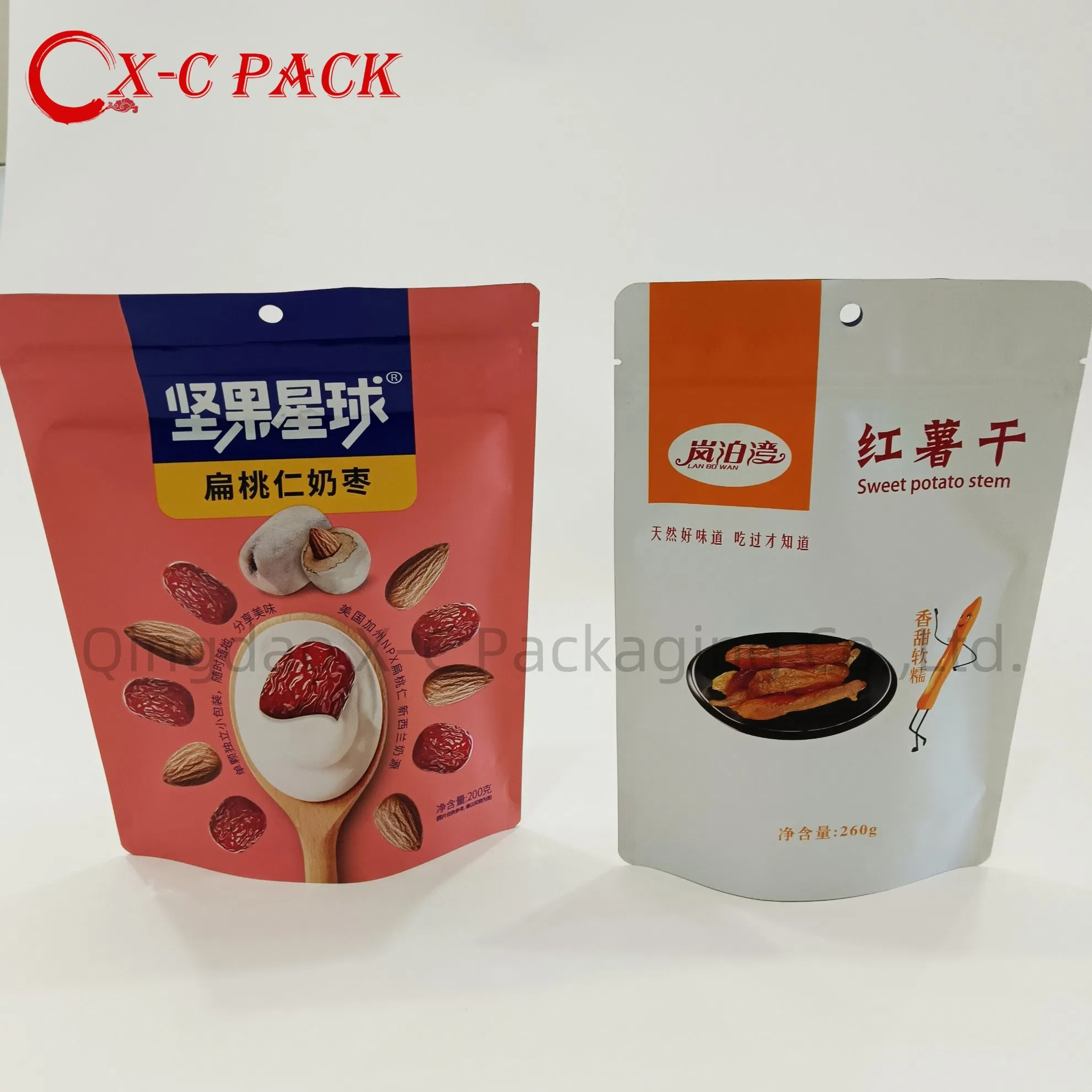 Customized Chinese Manufacturers Wholesale Resealable and Recyclable Plastic Aluminum Foil Packaged Chocolate, Cereal and Dairy Products