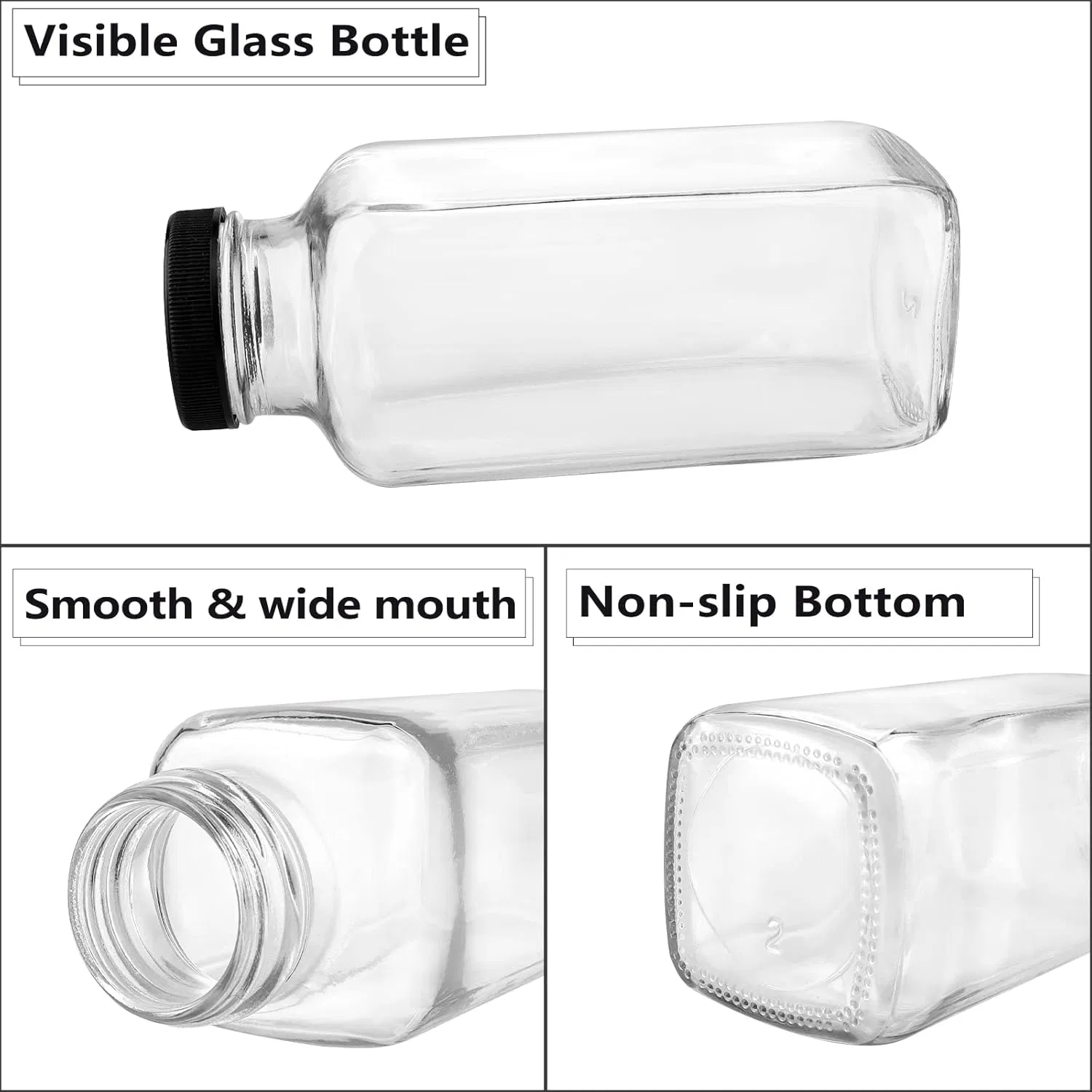 Glass Milk Bottle