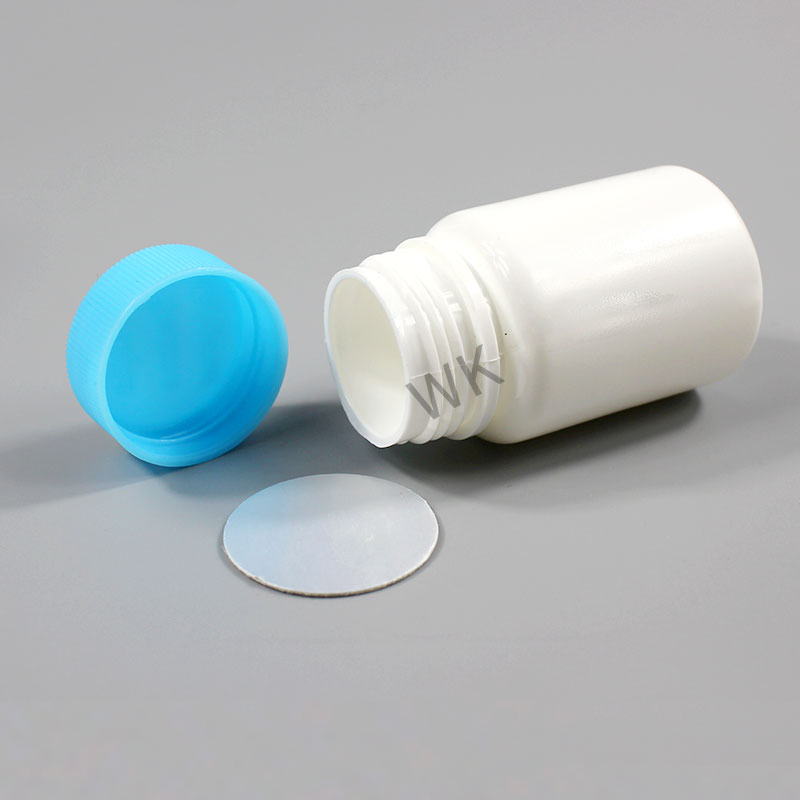 30ml Hot Sale Empty White Screw Cap Tablet Refill Bottles Medicine Pill Bottle Health Care Pill Plastic Bottle